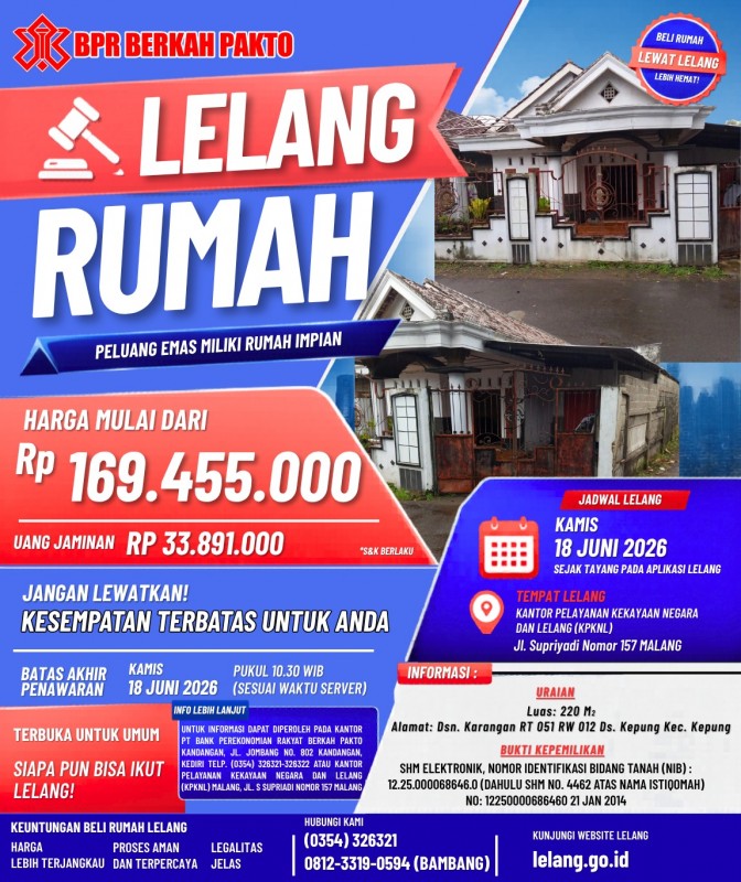LELANG RUMAH